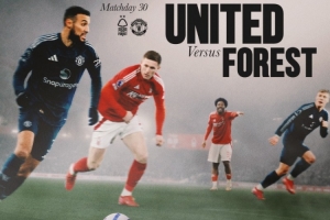 硬仗！曼联发布对阵诺丁汉森林海报：马兹拉维、霍伊伦出镜
